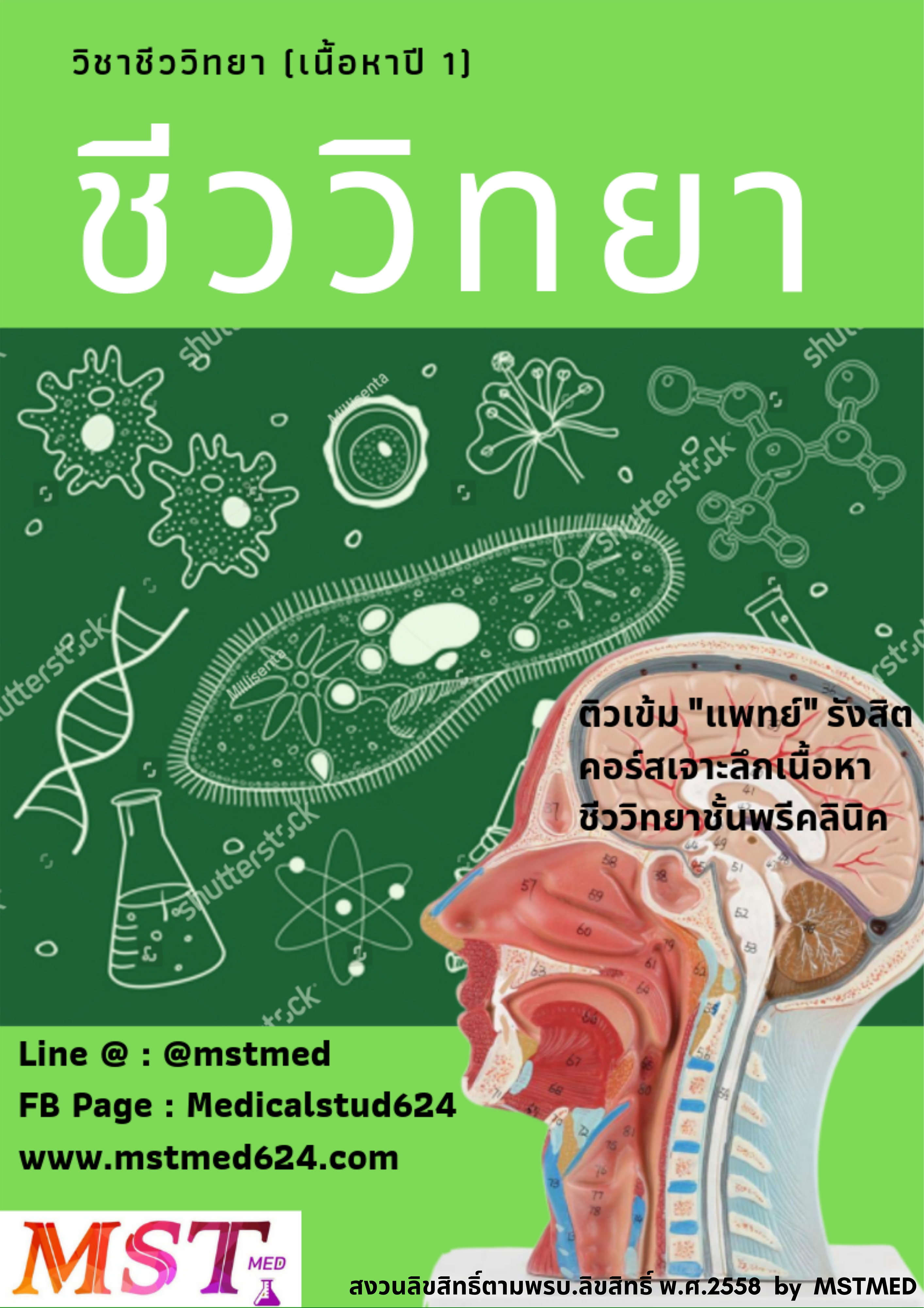 เนื้อหาชีวะปี1ชั้นพรีคลินิค